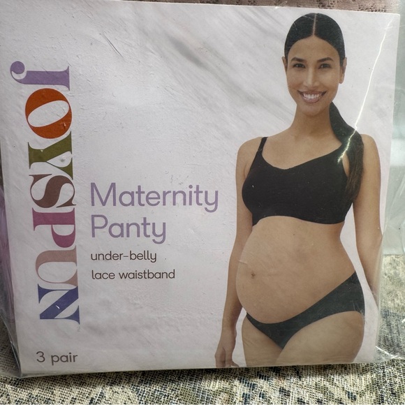 Joyspun Maternity Lace Underbelly Panty 3-Pack sz XL (16-18) new in seal…‎ - Picture 1 of 7